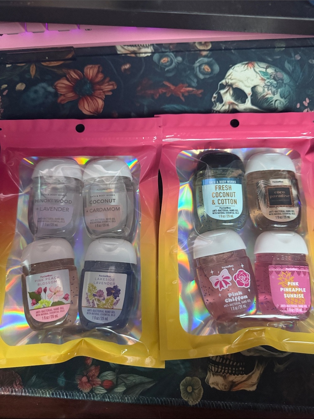 Bath & Body works set of 8 random hand sanitizers